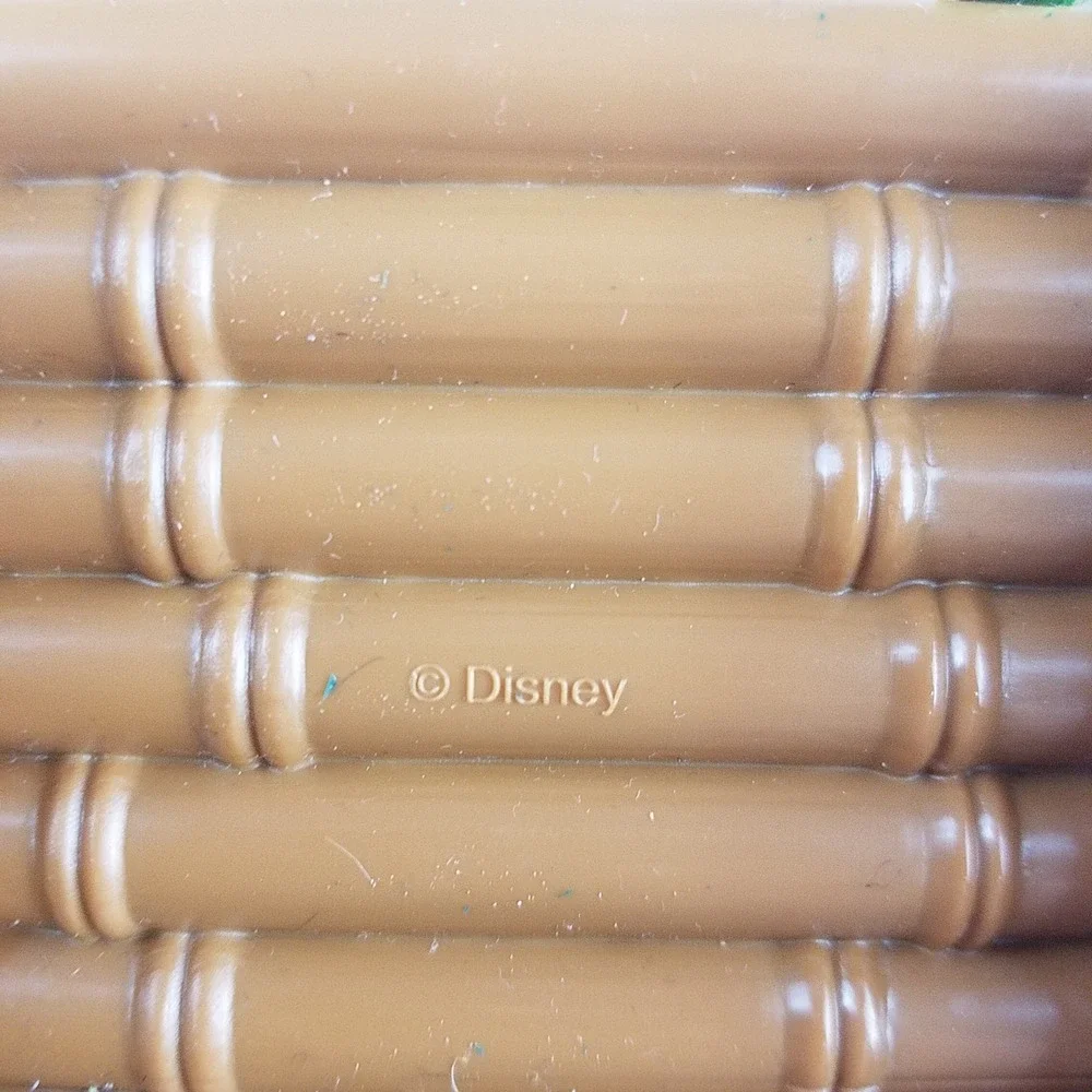 Disney Moana‎ Toy Raft Accessory Brown Excellent Bamboo Floral Hammock Boat Toy
